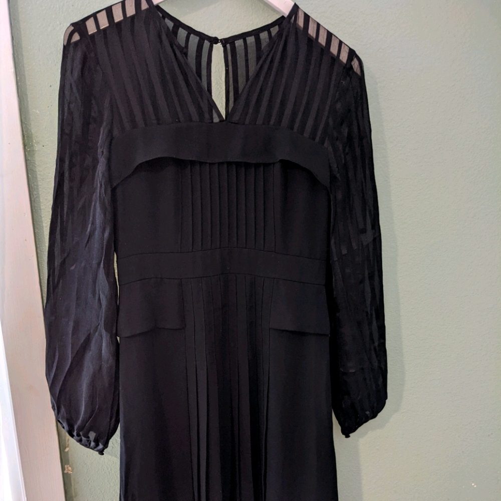 BCBG Max Azria Black Mid Length Dress